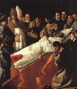 ZURBARAN  Francisco de The Lying-in-State of St. Bonaventura oil painting artist
